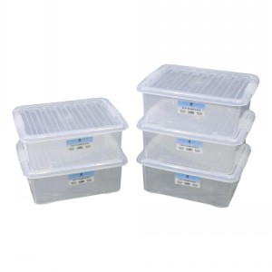 TML Clear Plastic Storage Box & Lid Size 05 (28 Litre)